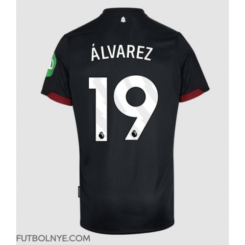 Camiseta West Ham United Edson Alvarez #19 Visitante Equipación 2024-25 manga corta